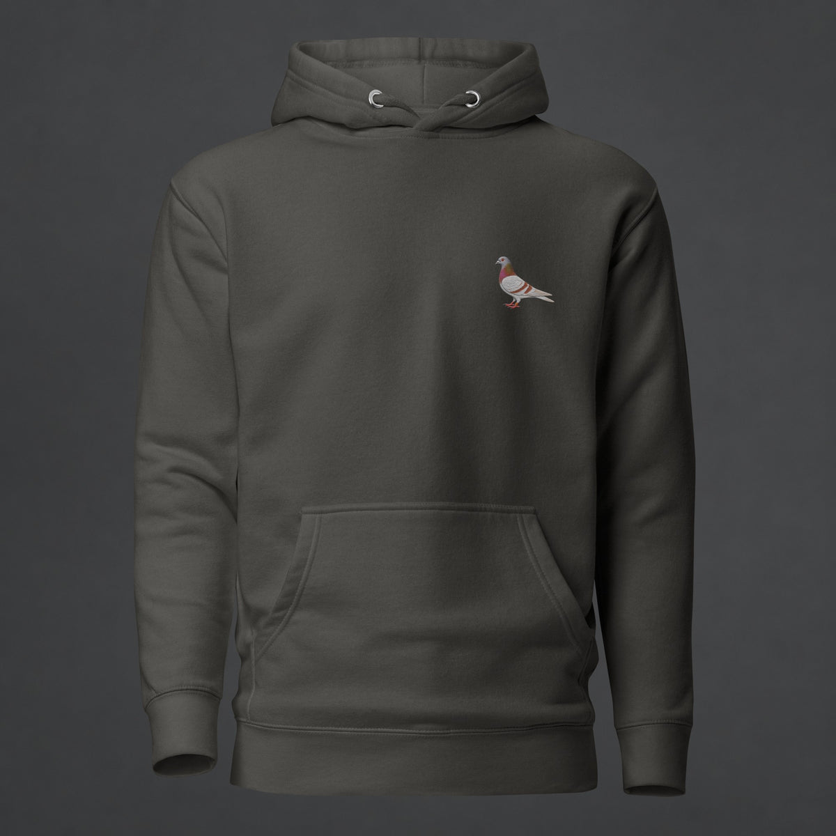 PG-RP-02 — Red Bar Classic Embroidered Hoodie