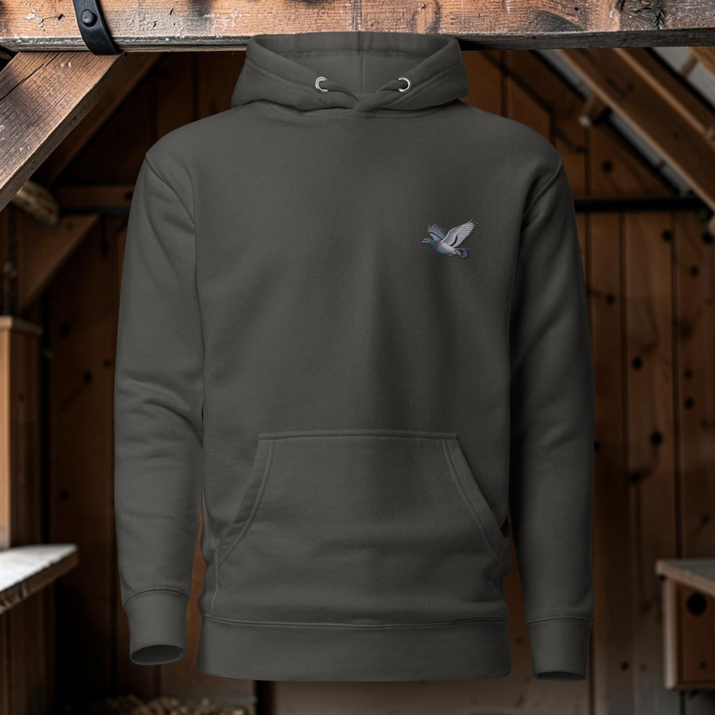 Blue Bar Classic Flyer Embroidered Hoodie
