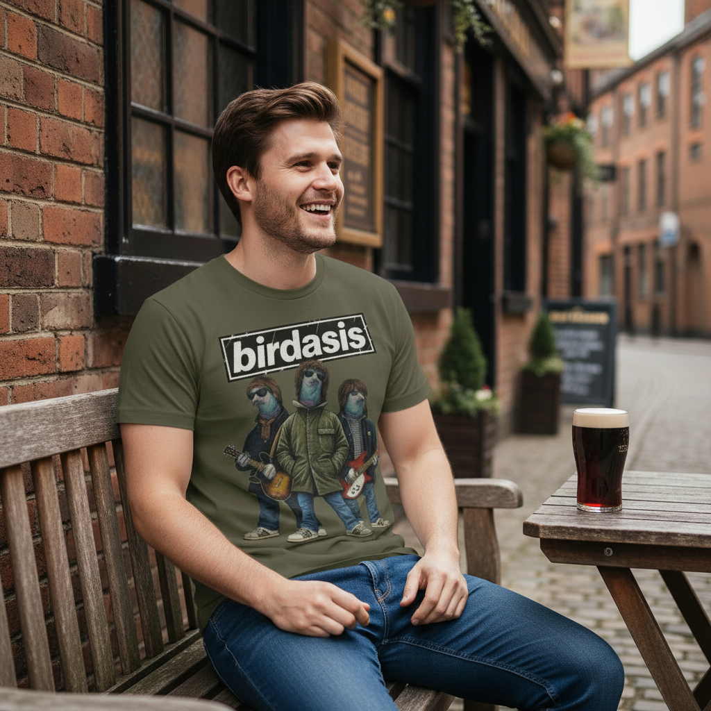 Britpop — Pigeon Band 01 T-Shirt