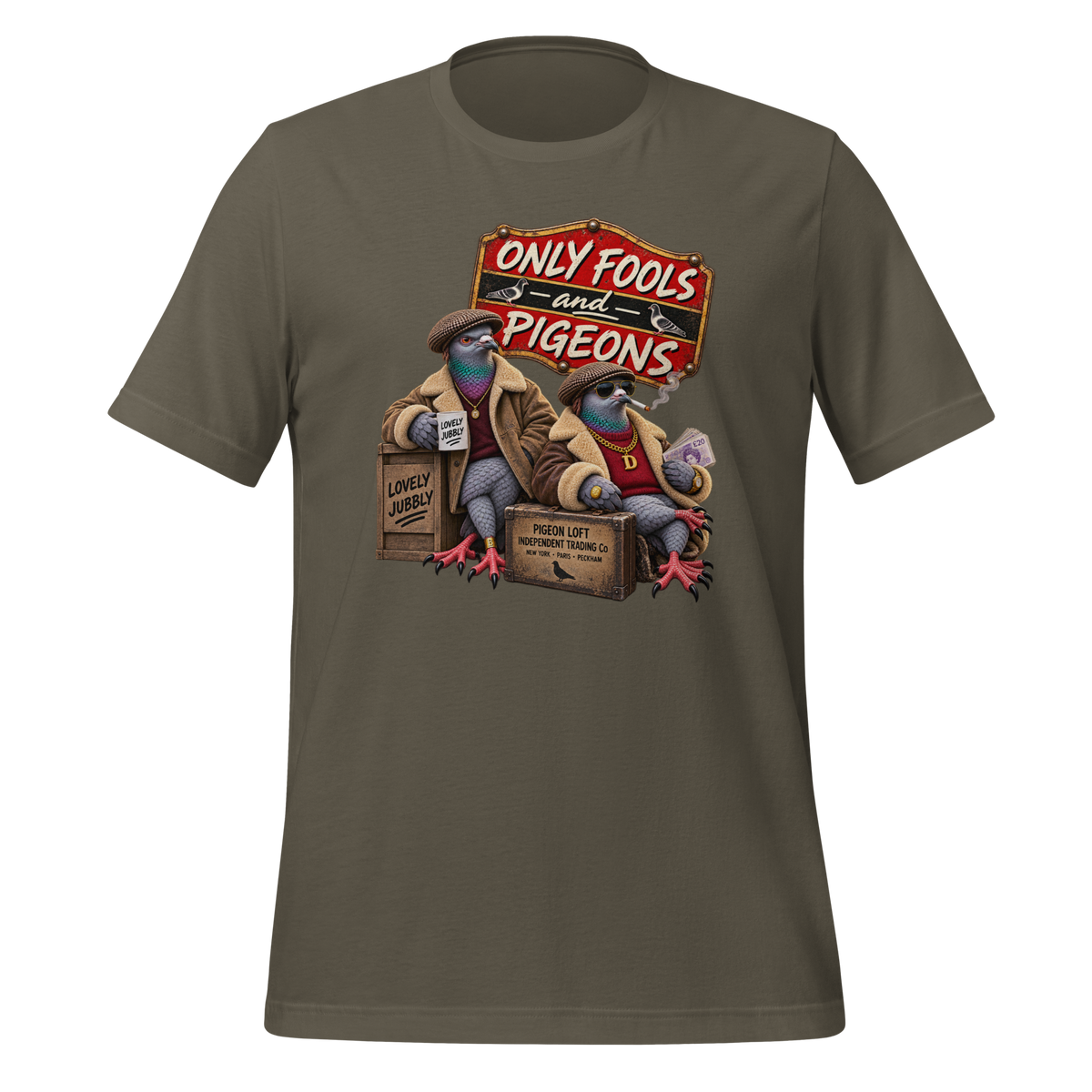 Market Day Pigeons T-Shirt