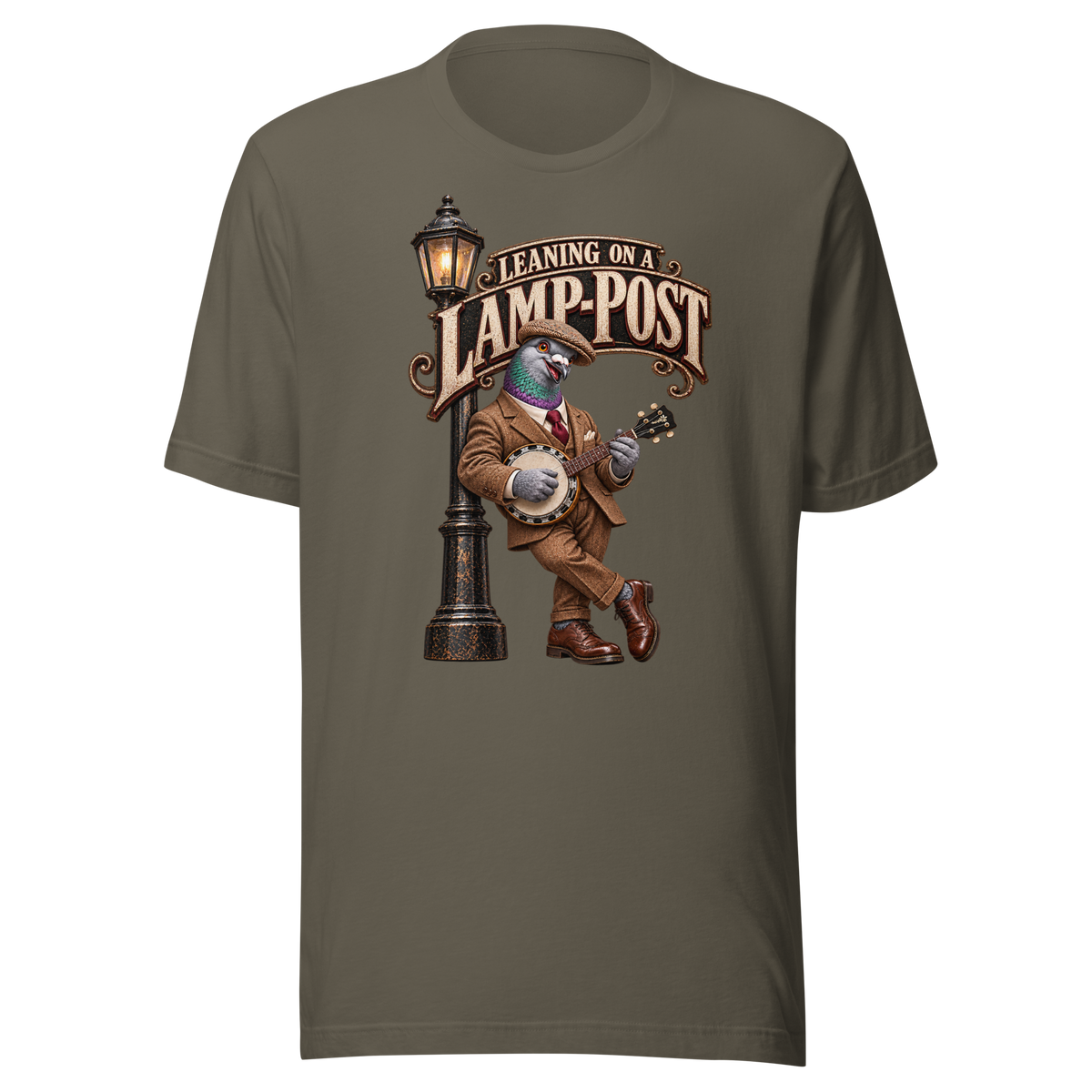 Vintage Music Hall — Leaning on a Lamp-post T-Shirt