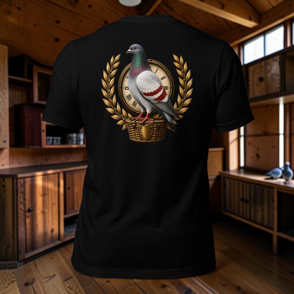 Red Bar Pigeon Heritage T-Shirt