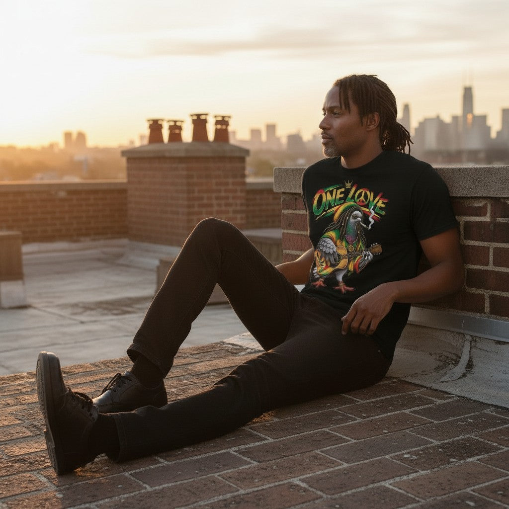 Bob — Reggae Guitar T-Shirt