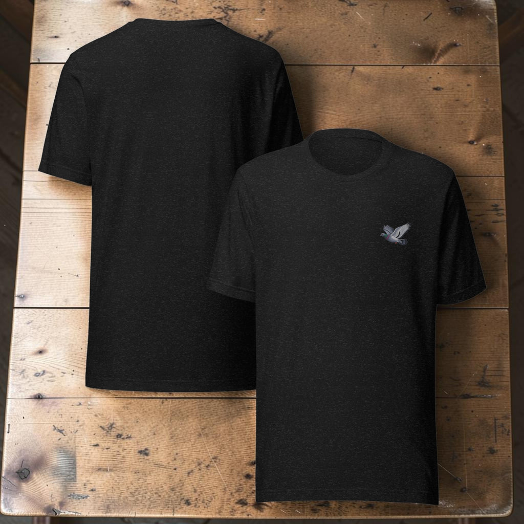Blue Chequer Classic Flyer Embroidered T-Shirt