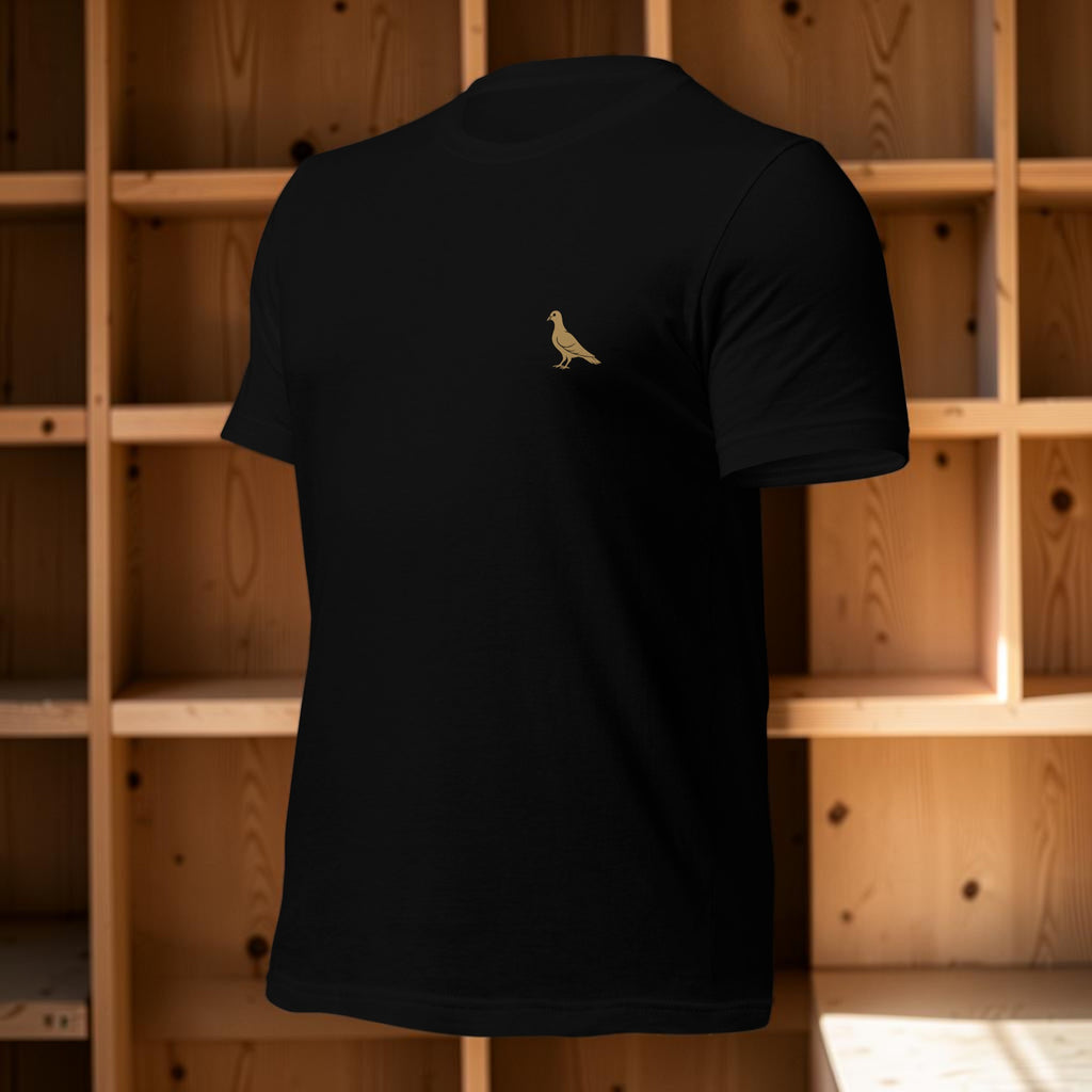 Blue Bar Painted Pigeon T-Shirt