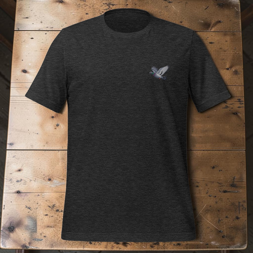 Blue Chequer Classic Flyer Embroidered T-Shirt