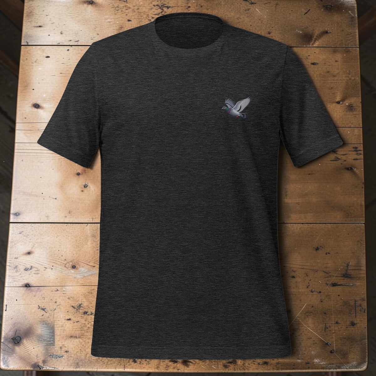 Blue Chequer Classic Flyer Embroidered T-Shirt