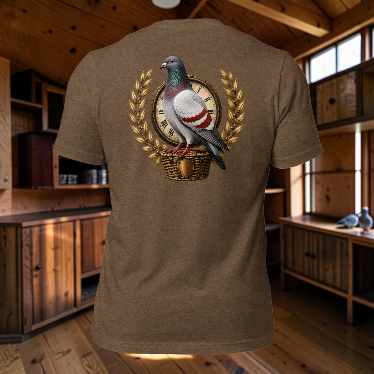 Red Bar Pigeon Heritage T-Shirt