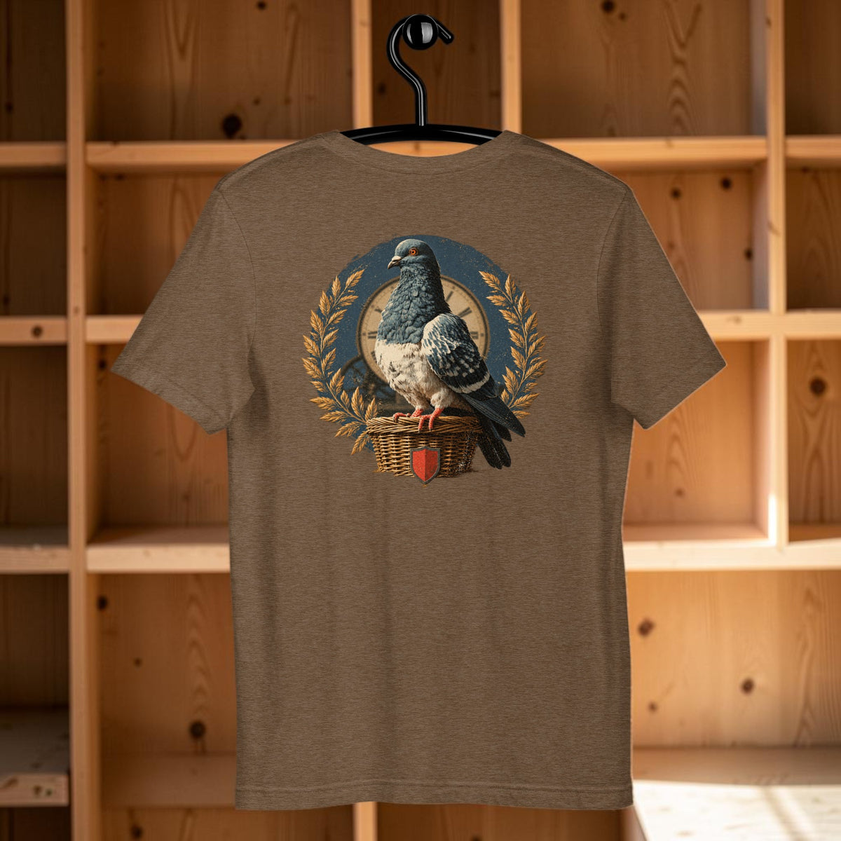 Racing Pigeon Heritage Crest T-Shirt