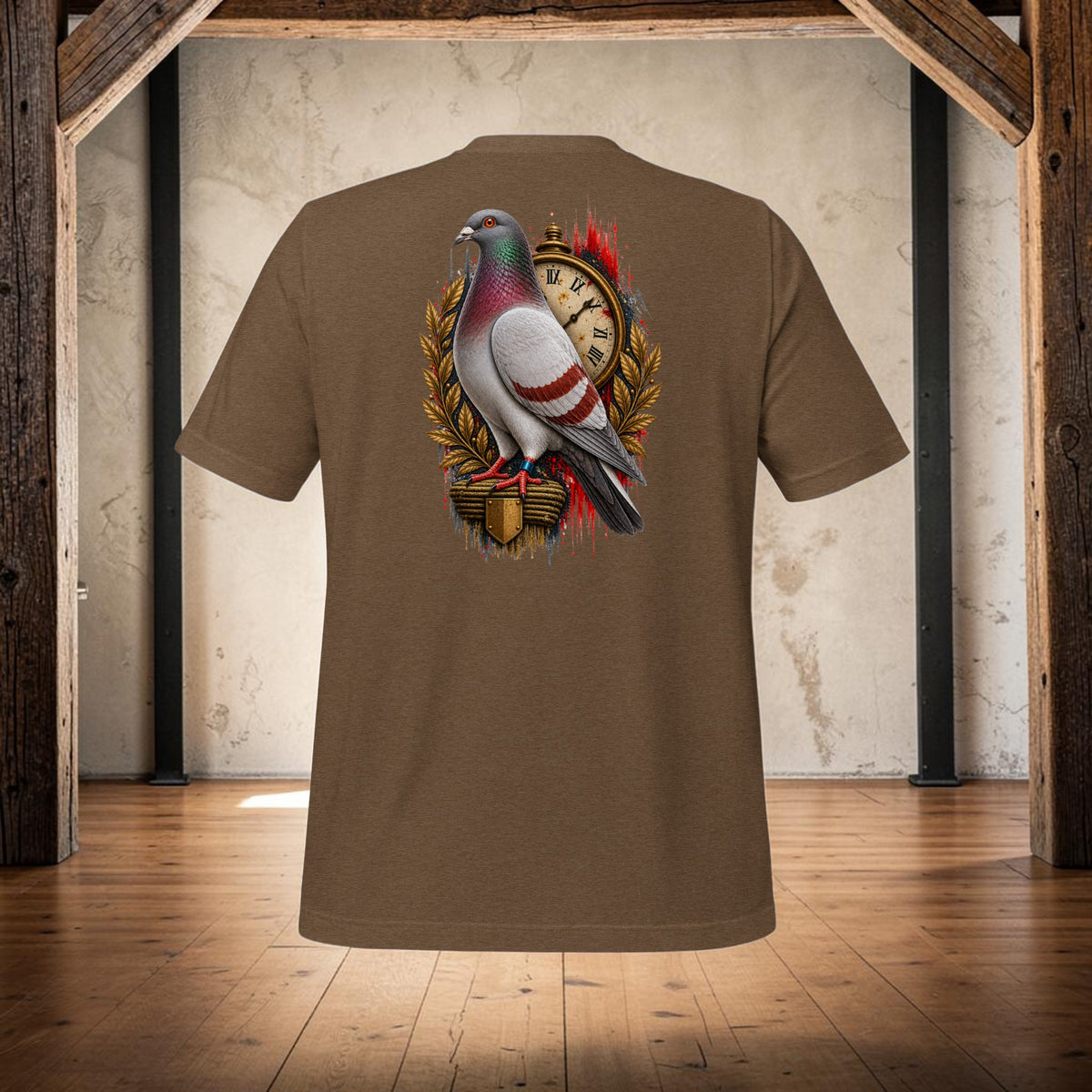 Red Bar Pigeon Heritage 2 T-Shirt