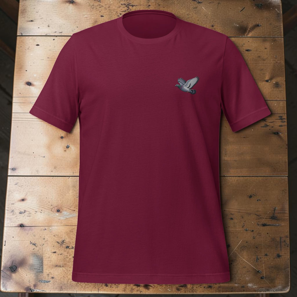 Blue Chequer Classic Flyer Embroidered T-Shirt