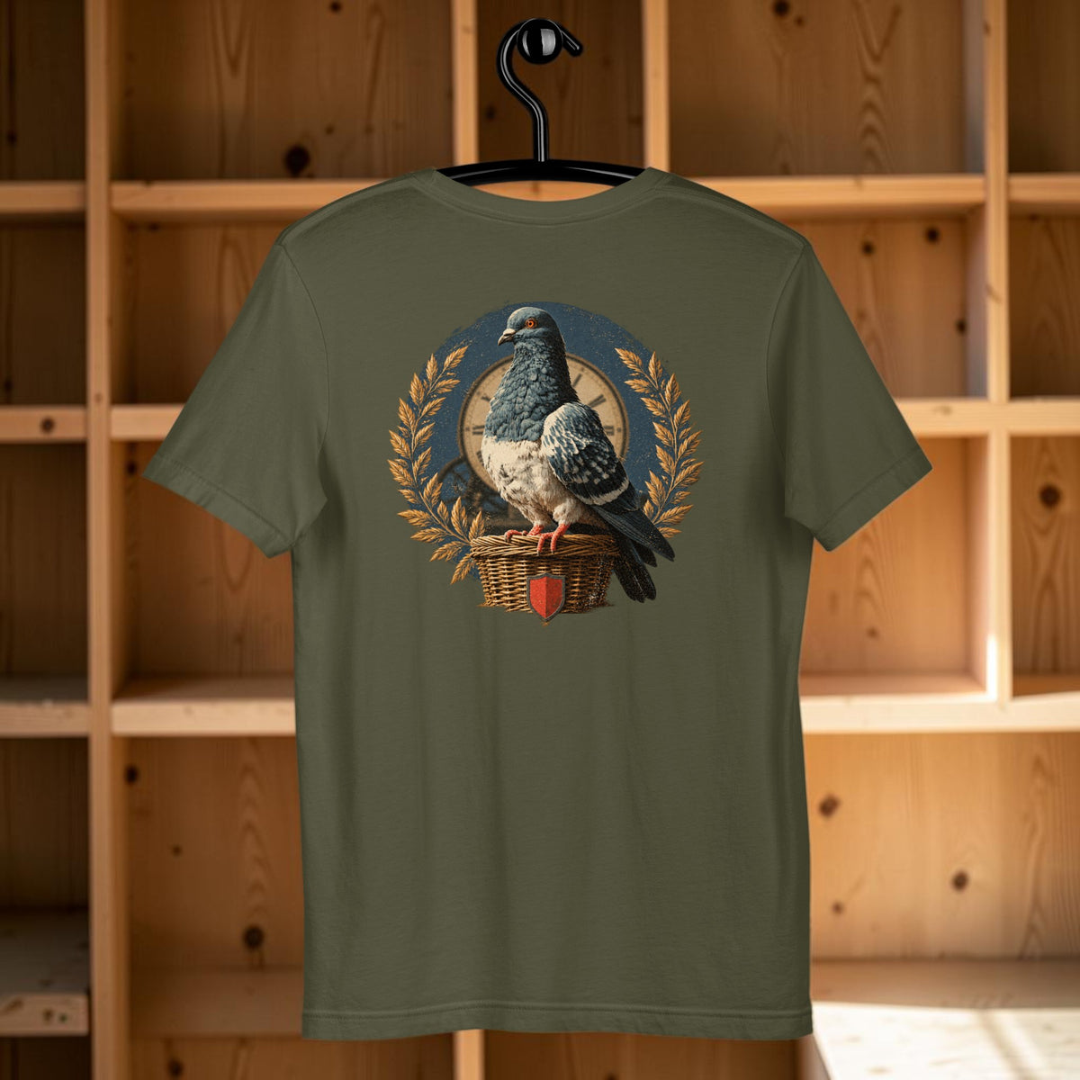 Racing Pigeon Heritage Crest T-Shirt
