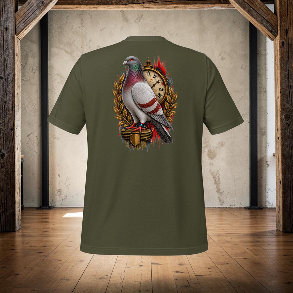 Red Bar Pigeon Heritage 2 T-Shirt