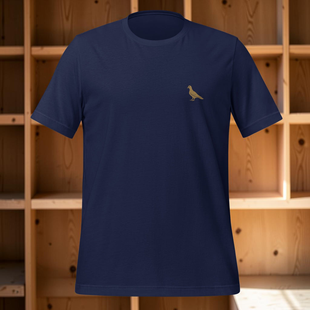 Blue Bar Painted Pigeon T-Shirt