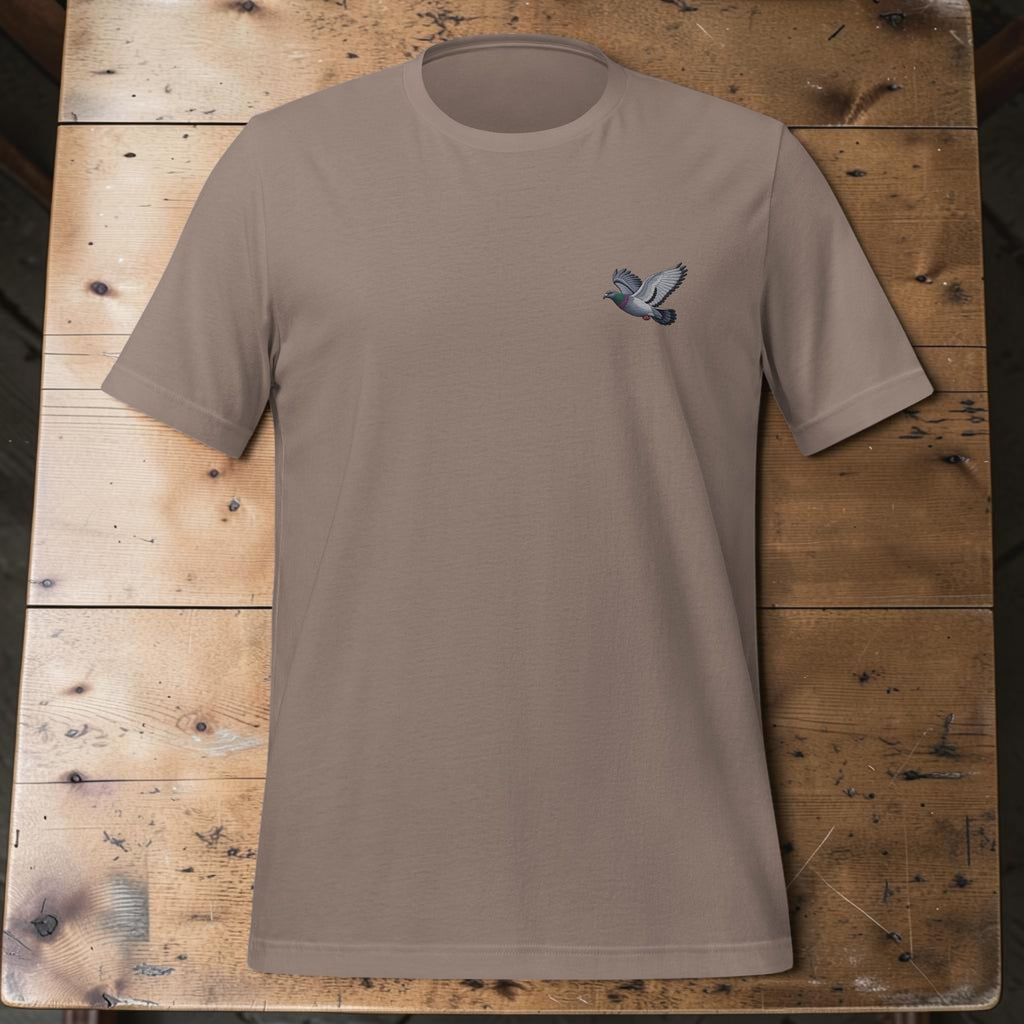 Blue Chequer Classic Flyer Embroidered T-Shirt