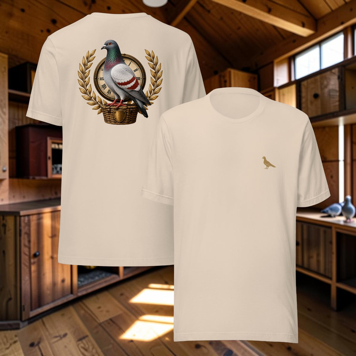 Red Bar Pigeon Heritage T-Shirt
