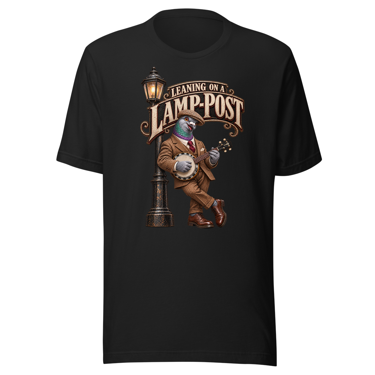 Vintage Music Hall — Leaning on a Lamp-post T-Shirt