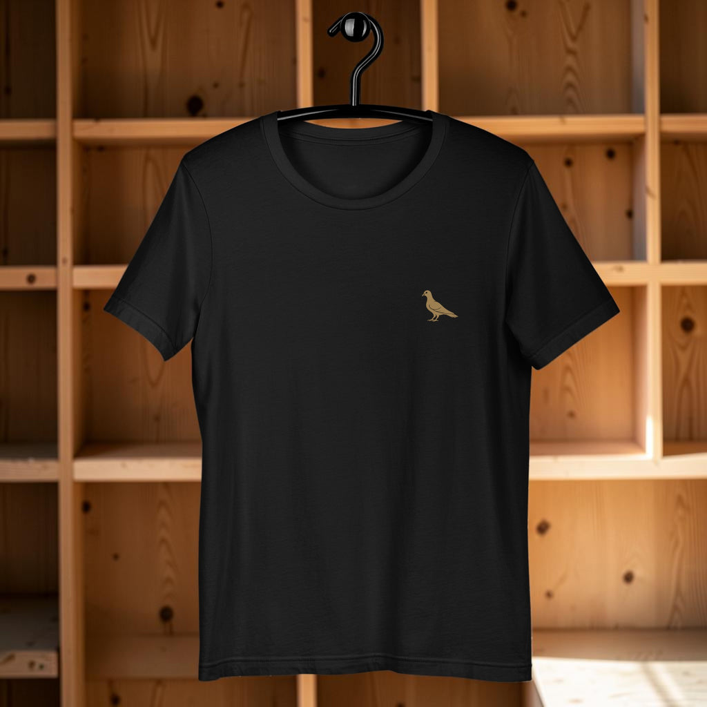 Blue Bar Painted Pigeon T-Shirt