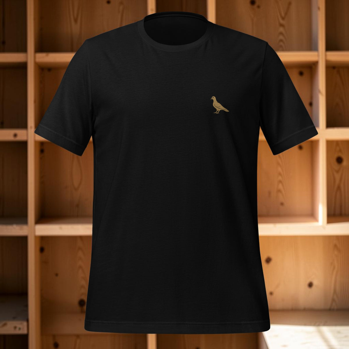 Blue Bar Painted Pigeon T-Shirt