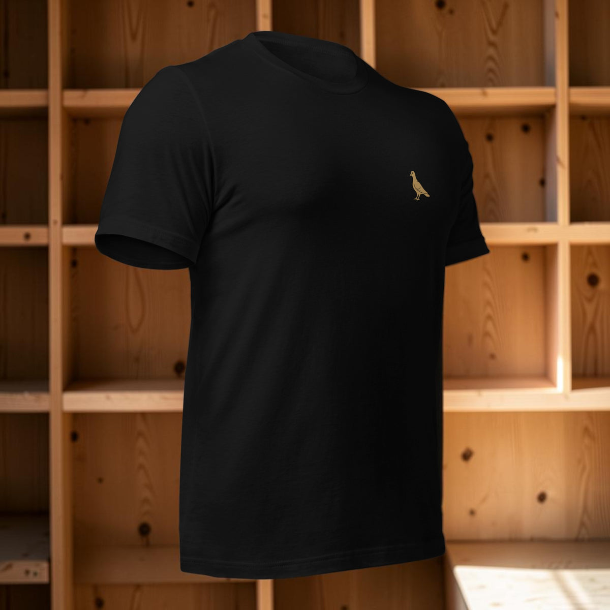 Red Bar Painted Pigeon T-Shirt